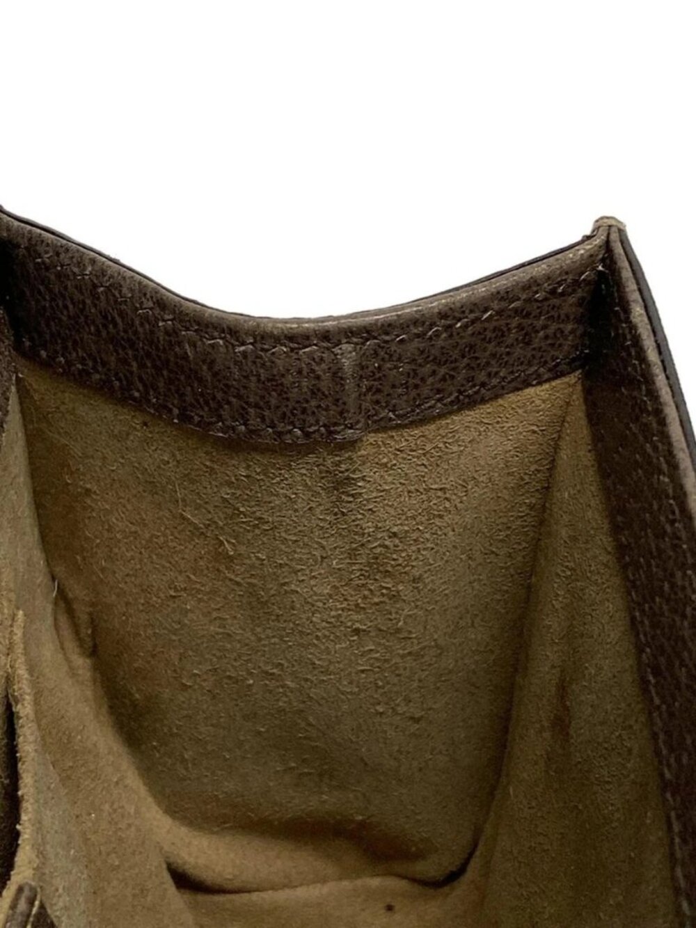 GUCCI Padlock Small,Guccitian 409487 Beige Dark Brown Multi PVC Leather - - Picture 9 of 15